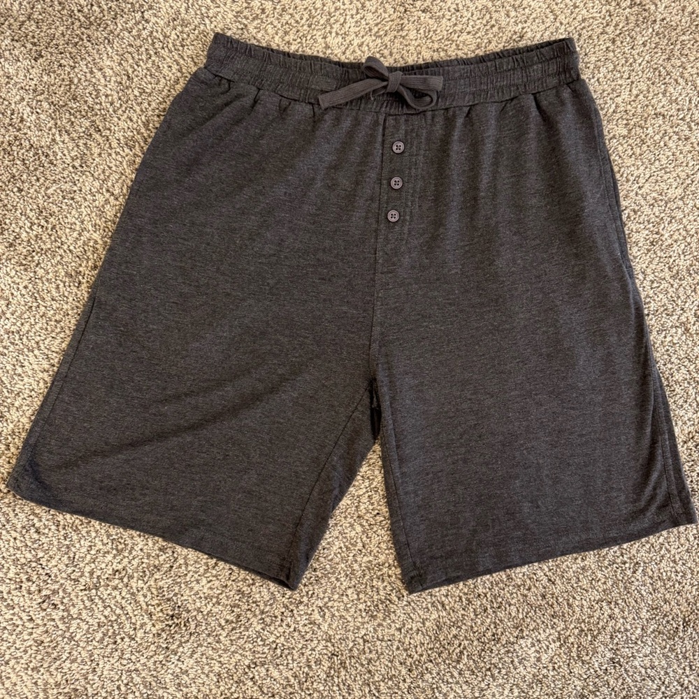 Cariloha Men's Bamboo Sleep Shorts Charcoal Grey - Small